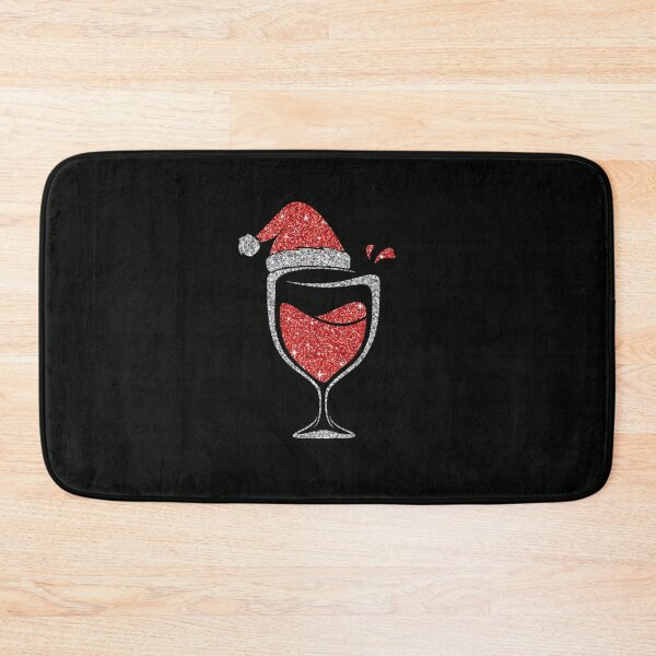 Item preview, Glass Of Red Wine Santa's Hat Christmas Wines designed and sold by DeannaMarks.