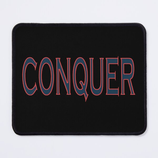 Item preview, Conquer, Positivity, Inspirational, Motivational, Minimalist, Typography, Aesthetic Text designed and sold by DULCE76.