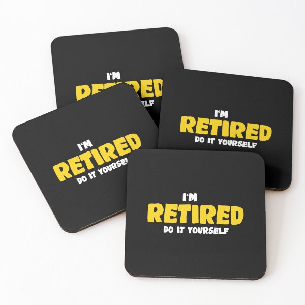 Item preview, I'M RETIRED DO IT YOURSELF-Retirement Gift  designed and sold by DESIGNNOUR.