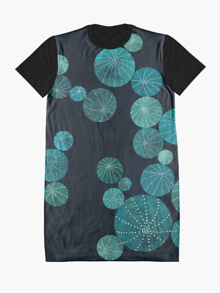 Alternate view of Turquoise cactus field Graphic T-Shirt Dress