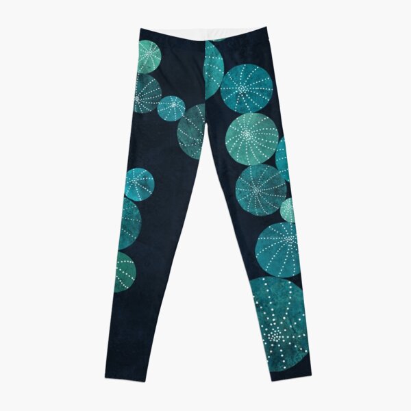 Turquoise cactus field Leggings