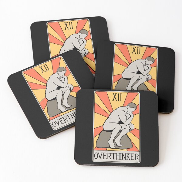 Item preview, Overthinker Tarot Card - Introvert - Anxiety designed and sold by isstgeschichte.