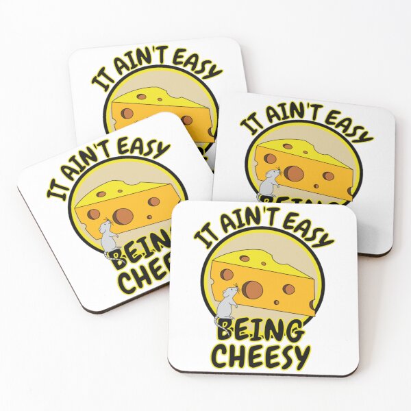 Item preview, It Ain't Easy Being Cheesy Mouse Swiss Cheese designed and sold by RichTeeDesigns.