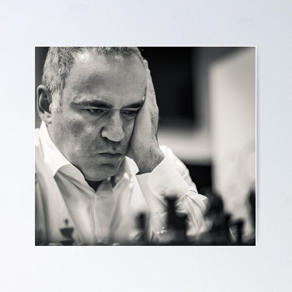 Garry Kasparov ✪ The Legend ✪ Abstract Watercolor Portrait of a chess  master Poster for Sale by Naumovski