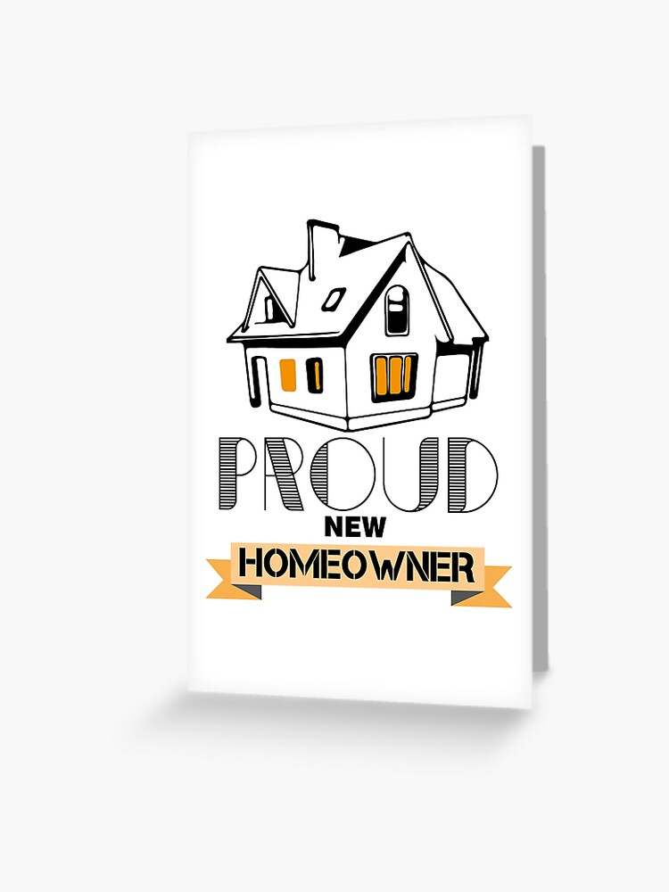 Welcome Home Card for New Homeowners Congratulations Card 