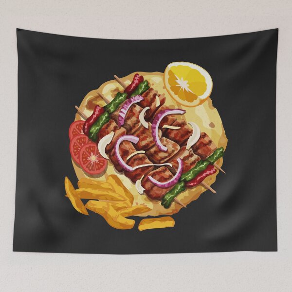 Item preview, Greek Food - Souvlaki designed and sold by Alicia Chee.