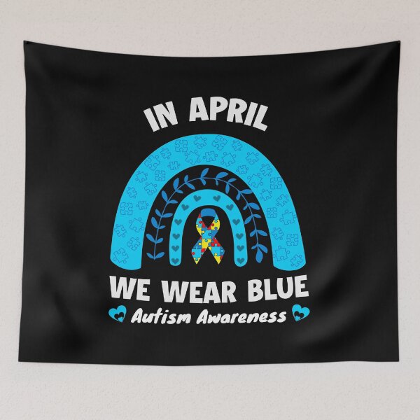 Item preview, In April We Wear Blue - Autism Awareness designed and sold by soudaniet.