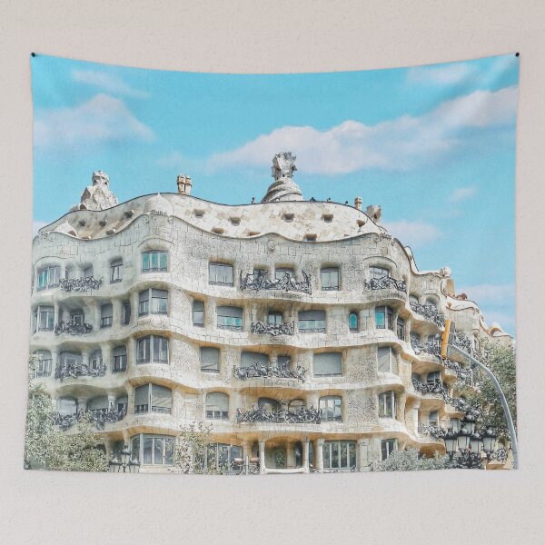 Item preview, Casa Mila, Barcelona.  La Pedrera, Travel Photography. Architecture Photography  designed and sold by Pretty-Bird.