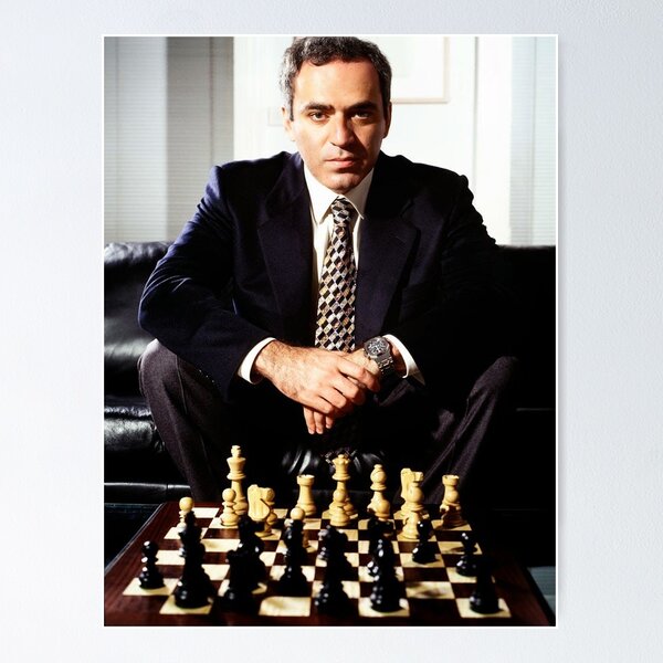 Chess Gift Deep Blue Vs Gary Kasparov Chess Framed Art 