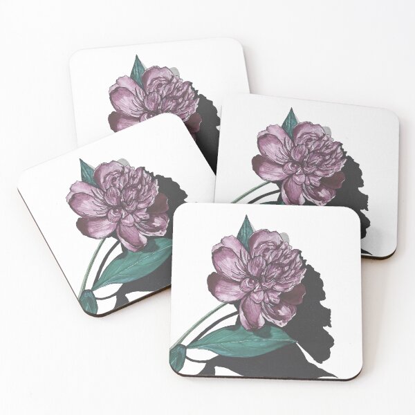 Item preview, Single Pink Peony Watercolor  designed and sold by sabelsstudio.