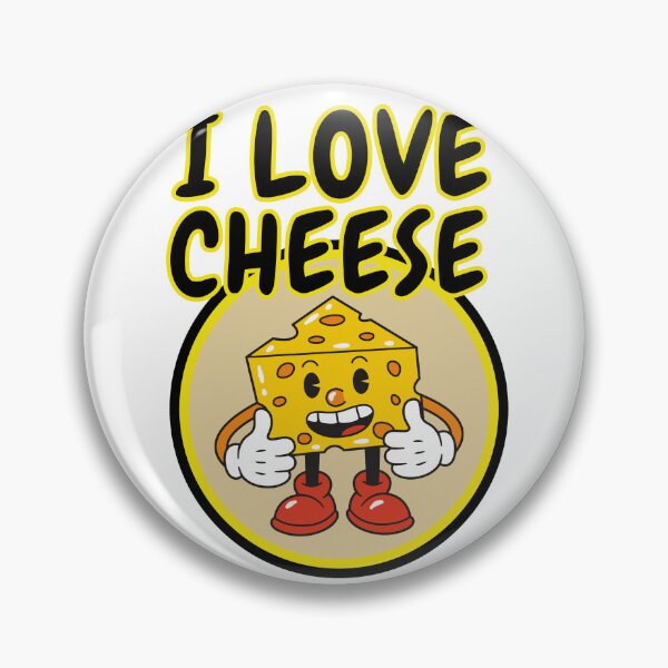 Item preview, I Love Cheese Happy Face Swiss Cheese designed and sold by RichTeeDesigns.