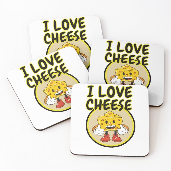 Item preview, I Love Cheese Happy Face Swiss Cheese designed and sold by RichTeeDesigns.