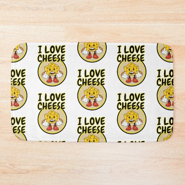 Item preview, I Love Cheese Happy Face Swiss Cheese designed and sold by RichTeeDesigns.