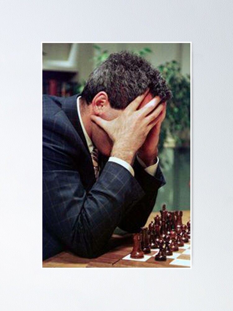 Chess Deep Blue v Kasparov, 1997 Poster for Sale by fourthreethree