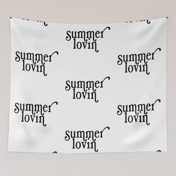 Item preview, summer lovin sticker black designed and sold by hollieduffyx.