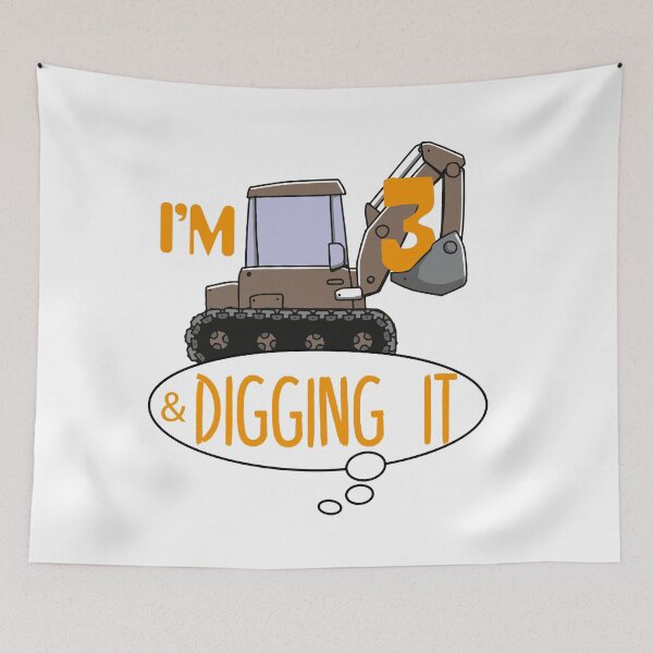 Item preview, I'm 3 & Digging It designed and sold by edwinvisuals.