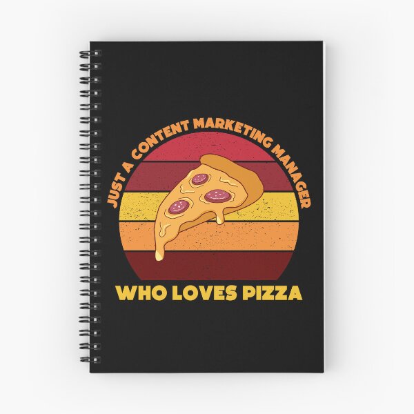 Item preview, Just a content marketing manager who loves pizza, funny marketer food lover, content marketing manager pizza designed and sold by SGS-.