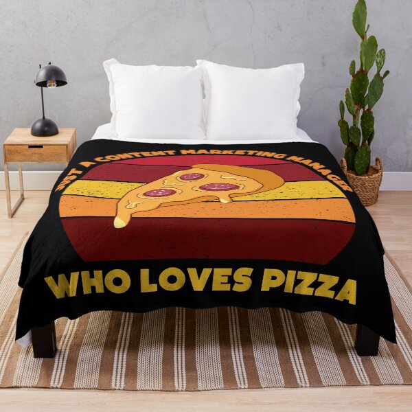 Item preview, Just a content marketing manager who loves pizza, funny marketer food lover, content marketing manager pizza designed and sold by SGS-.