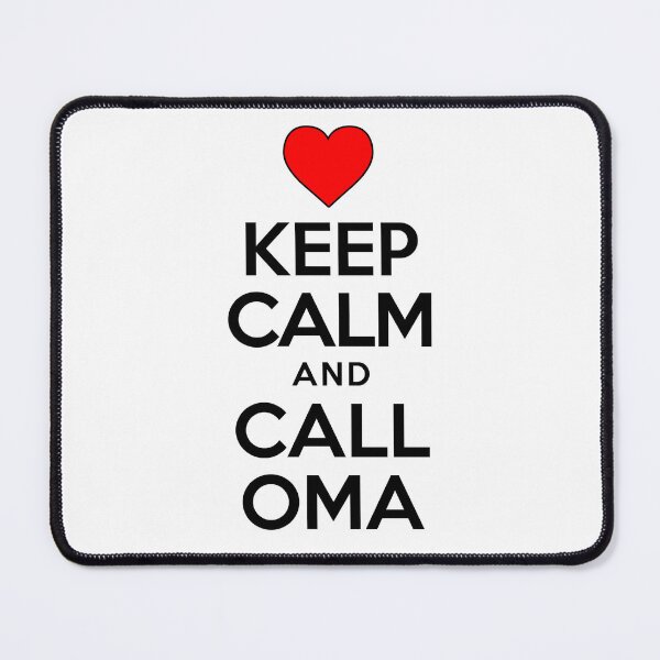 Item preview, Keep Calm Call Oma German Grandmother Cute Heart designed and sold by jaycartoonist.