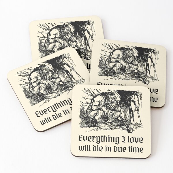 Item preview, Everything I Love Will Die in Due Time (Black Print) designed and sold by DovbleTrovble.