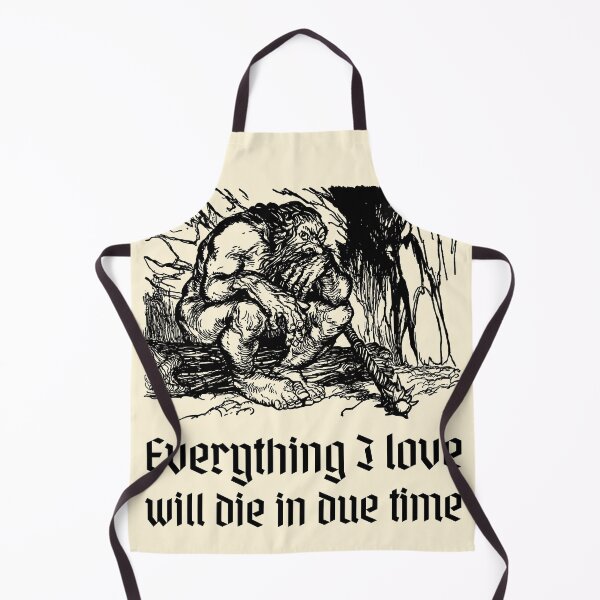 Item preview, Everything I Love Will Die in Due Time (Black Print) designed and sold by DovbleTrovble.