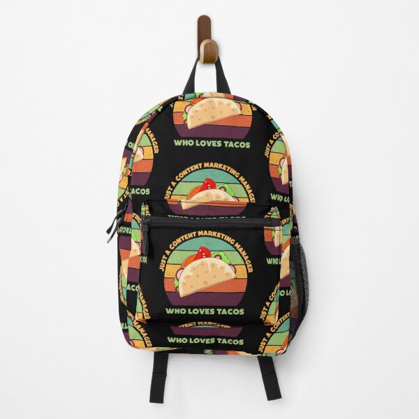Item preview, Just a content marketing manager who loves tacos, funny marketer food lover, content marketing manager tacos designed and sold by SGS-.