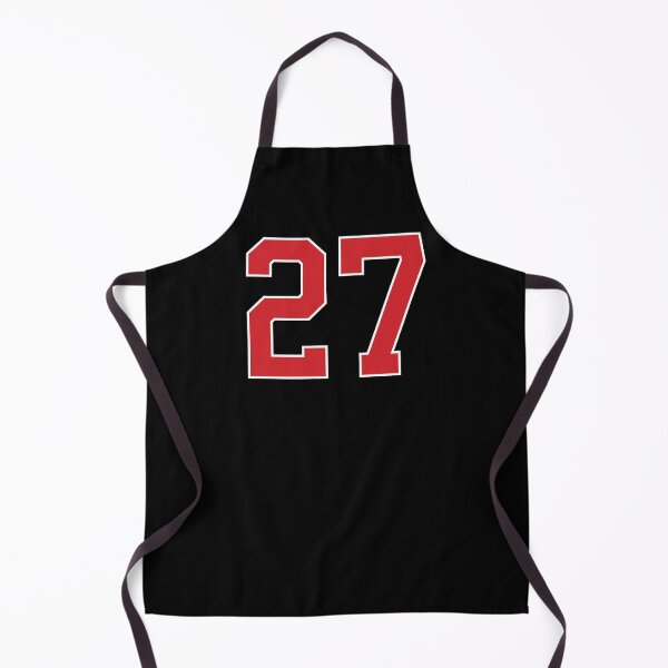 Item preview, Sports Number 27, red black color lucky sport twenty seven designed and sold by ArtIsParty.