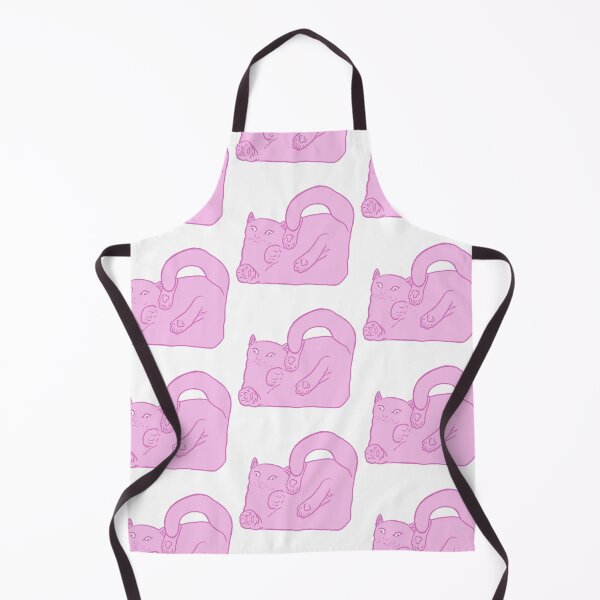 Item preview, Cute chubby chonky cat design - fat kitty pink colour palette no.2 designed and sold by Balsamista-art.
