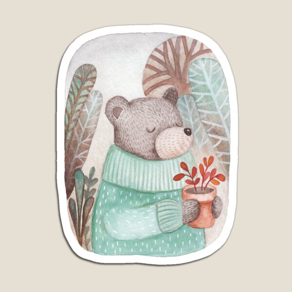 Bear the Gardener Magnet