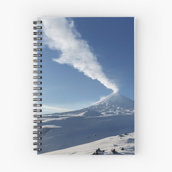 Item preview, Eruption Klyuchevskoy Volcano - winter view of active volcano in Kamchatka Peninsula designed and sold by Alexander Piragis.