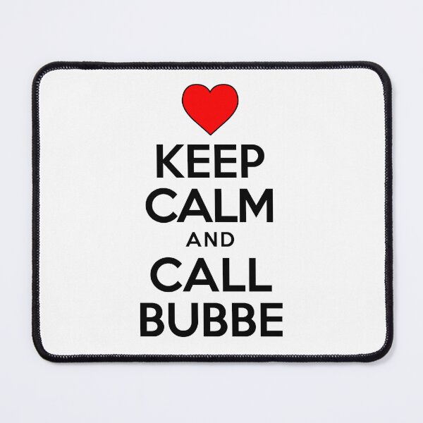 Item preview, Keep Calm Call Bubbe Jewish Grandmother Cute Heart designed and sold by jaycartoonist.