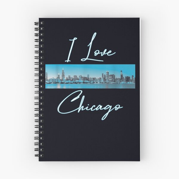 Item preview, I Love Chicago With Panoramic Skyline On It Design designed and sold by DeannaMarks.