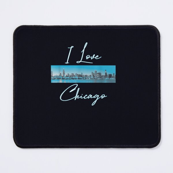 Item preview, I Love Chicago With Panoramic Skyline On It Design designed and sold by DeannaMarks.