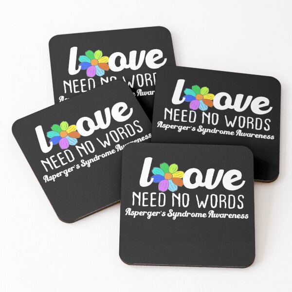 Item preview, love need no words Asperger's Syndrome Awareness-Asperger's Syndrome Awareness designed and sold by azzeddine  ⭐⭐⭐⭐⭐.