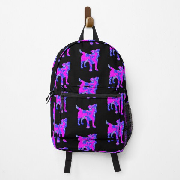 Item preview, I Love My Jack Russell Terrier Dog Hot Pink Silhouette  designed and sold by AMSonArt.