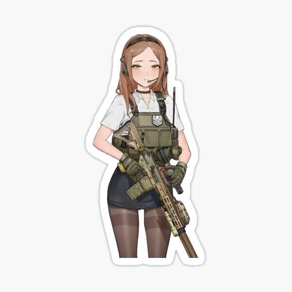 Anime Girl With Gun Gifts Merchandise For Sale Redbubble