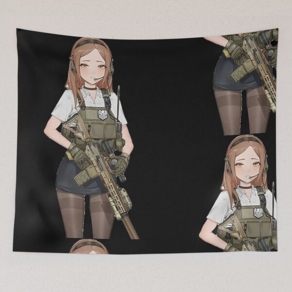 Item preview, Army Girl with Gun designed and sold by Burnham Bader.