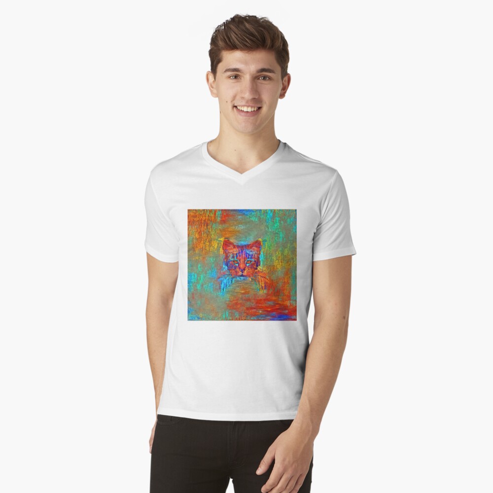 Item preview, V-Neck T-Shirt designed and sold by blackhalt.