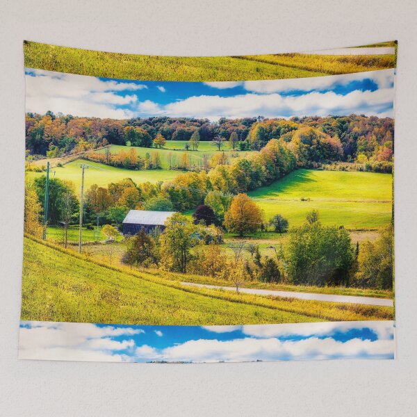 Item preview, Autumn Farm Fall Scene designed and sold by Robert Alsop.