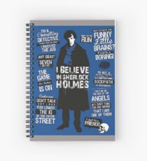 sherlock Spiral Notebook