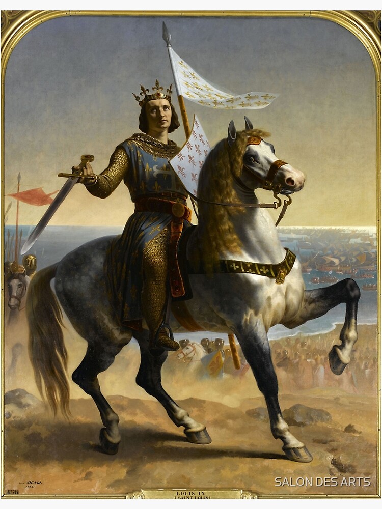 Saint Louis King of France Art Print 