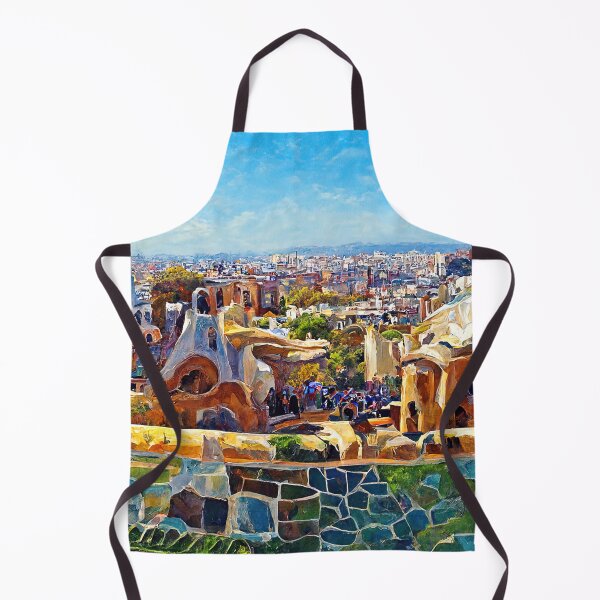 Item preview, Barcelona, Panorama from Parc Guell designed and sold by AM FineArtPrints.