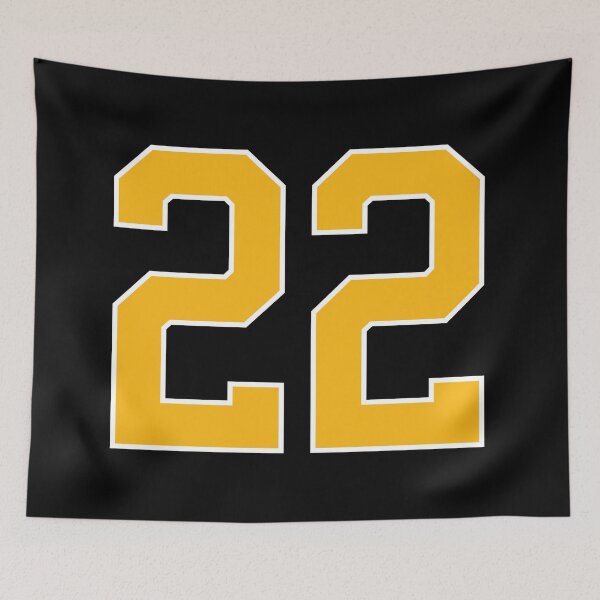 Item preview, Yellow Number 22 lucky sports jersey twenty two designed and sold by HeavyStyle.