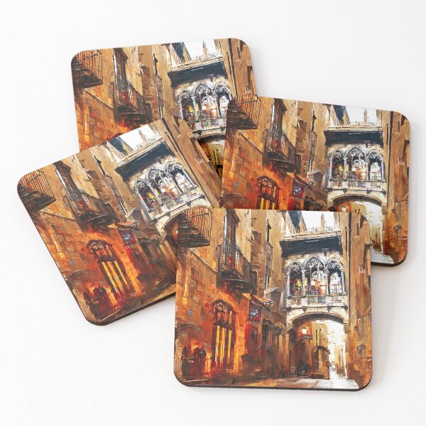 Item preview, Barcelona, the Gothic Quarter designed and sold by AM FineArtPrints.
