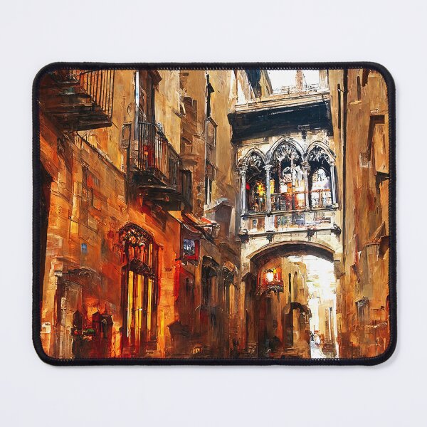 Item preview, Barcelona, the Gothic Quarter designed and sold by AM FineArtPrints.