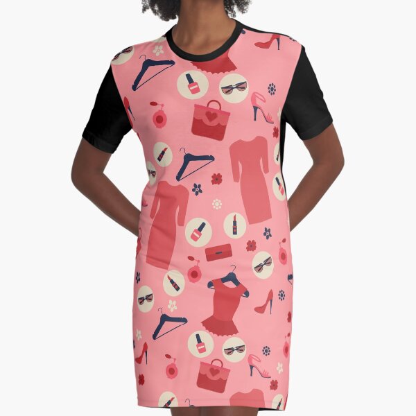 Item preview, Spring Shopping Seamless Pattern. Accessories, Clothing and Fashion Elements designed and sold by ivector.