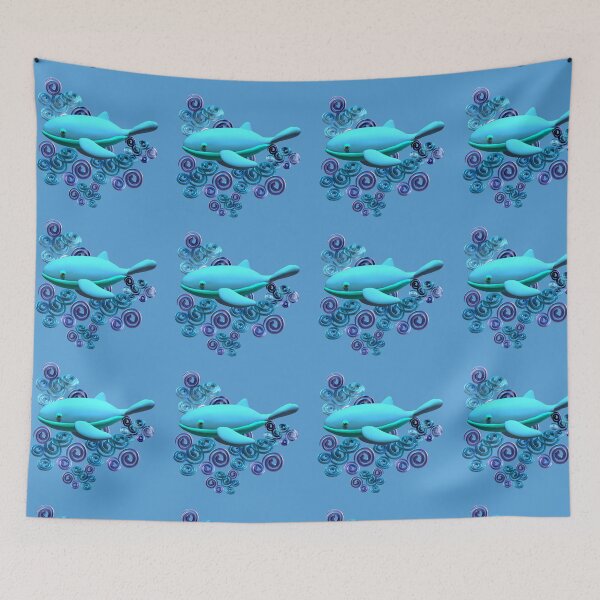 Item preview, WHALE WAVE 416. designed and sold by sana90.