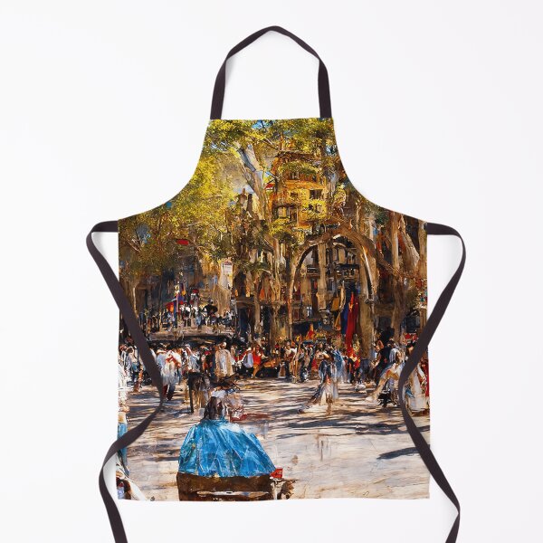 Item preview, Barcelona, La Rambla designed and sold by AM FineArtPrints.