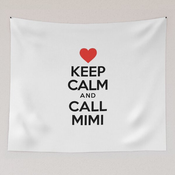 Item preview, Keep Calm Call Mimi Grandmother Cute Heart designed and sold by jaycartoonist.