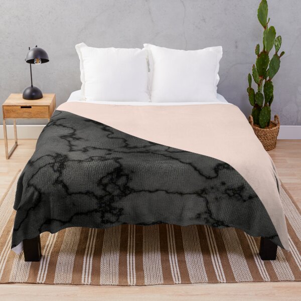 Item preview, Peach and black dark marble designed and sold by marbleco.